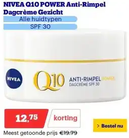 Bol.com NIVEA Q10 POWER Anti-Rimpel Dagcrème Gezicht aanbieding