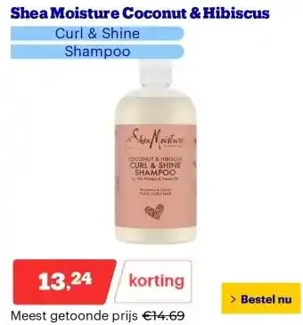 Bol.com Shea Moisture Coconut & Hibiscus aanbieding