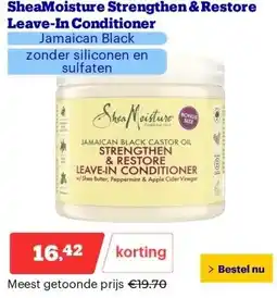 Bol.com SheaMoisture Strengthen & Restore Leave-In Conditioner aanbieding