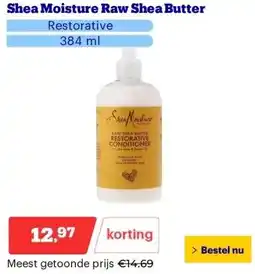 Bol.com Shea Moisture Raw Shea Butter aanbieding