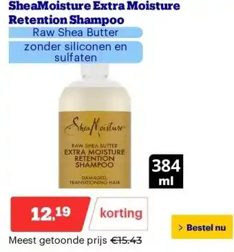 Bol.com SheaMoisture Extra Moisture Retention Shampoo aanbieding