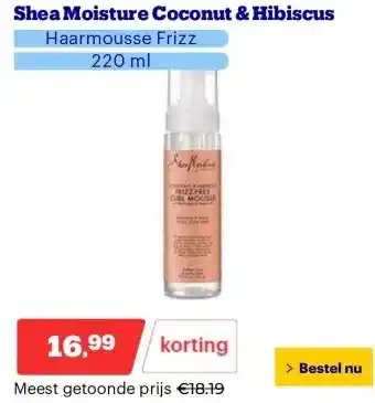 Bol.com Shea Moisture Coconut & Hibiscus aanbieding