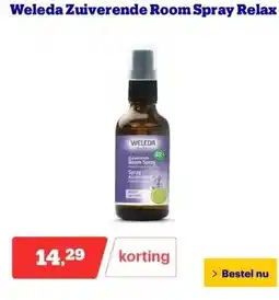 Bol.com Weleda Zuiverende Room Spray Relax aanbieding