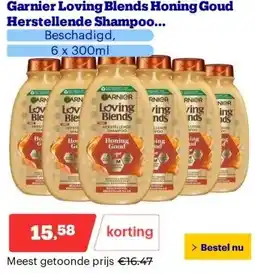 Bol.com Garnier Loving Blends Avocado Olie & Shea Boter Shampoo aanbieding