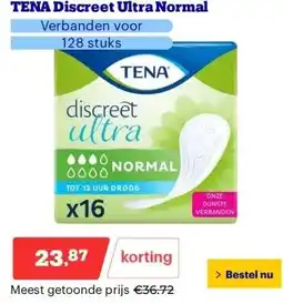 Bol.com TENA Discreet Ultra Normal aanbieding