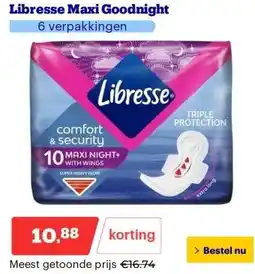 Bol.com Libresse Maxi Goodnight aanbieding