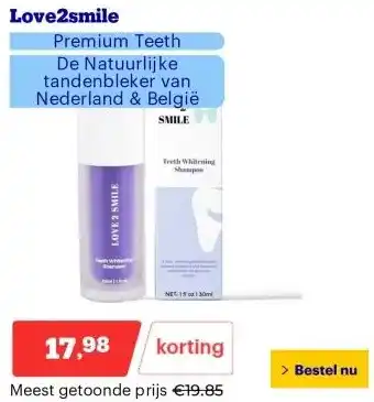 Bol.com Love2smile aanbieding