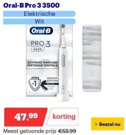 Bol.com Oral-B Pro 3 3500 aanbieding