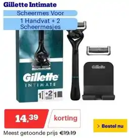 Bol.com Gillette Intimate 2-In-1 aanbieding