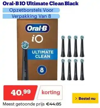 Bol.com Oral-B IO Ultimate Clean Black aanbieding