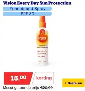 Bol.com Vision Every Day Sun Protection aanbieding