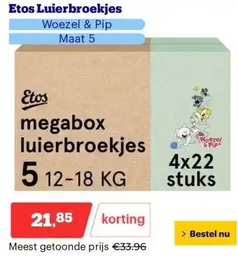 Bol.com Etos Luierbroekjes aanbieding