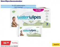 Bol.com WaterWipes Snoetendoekjes aanbieding