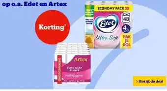 Bol.com op o.a. Edet en Artex aanbieding