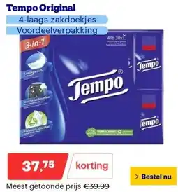 Bol.com Tempo Original aanbieding