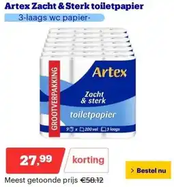 Bol.com Artex Zacht & Sterk toiletpapier aanbieding