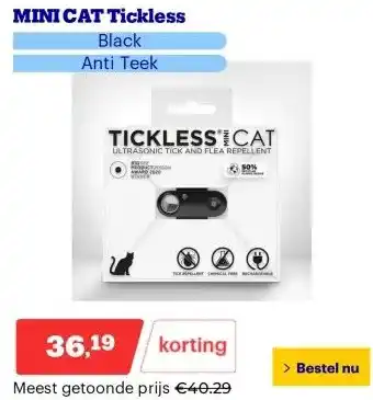 Bol.com MINI CAT Tickless aanbieding