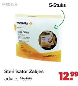 Baby-Dump Sterilisator Zakjes aanbieding