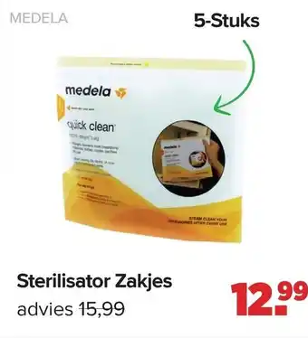 Baby-Dump Sterilisator Zakjes aanbieding