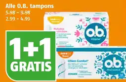 Poiesz Alle 0.B. tampons aanbieding