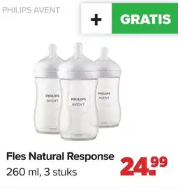 Baby-Dump Fles Natural Response aanbieding