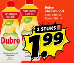 Boni Dubro afwasmiddel aanbieding