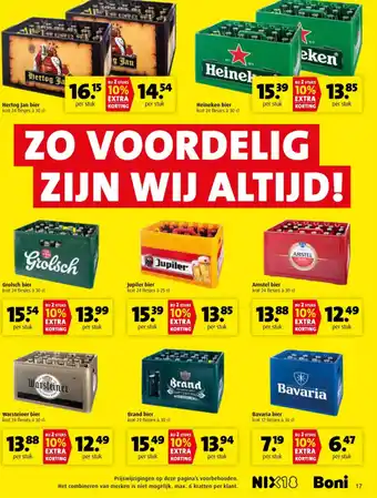 Boni ZO VOORDELIG ZIJN WIJ ALTIJD! aanbieding