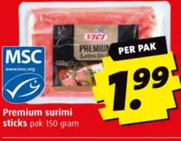 Boni Premium surimi sticks pak 150 gram aanbieding