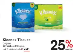 Sligro Kleenex Kleenex aanbieding