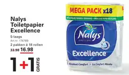 Sligro Nalys Toiletpapier Excellence aanbieding