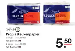 Sligro Propia keukenpapier aanbieding