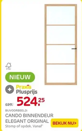 Praxis CANDO BINNENDEUR ELEGANT ORIGINAL aanbieding