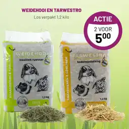 Pets & Co Weidehooi en tarwestro aanbieding