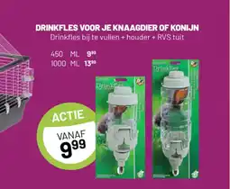 Pets & Co Drinkfles voor je knaagdier of konijn aanbieding