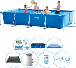 Bol.com Frame Pool Rechthoekig 450x220x84 cm - Zwembad Pakket aanbieding