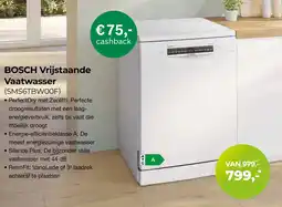 EP Beerepoot BOSCH Vrijstaande Vaatwasser SMS6TBWOOF aanbieding