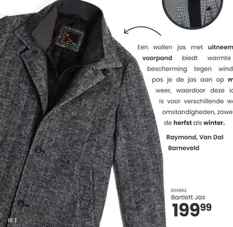 Van Dal Mannenmode Bartlett Jas aanbieding