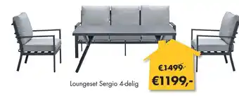 Bouwhof Loungeset sergio 4 delig aanbieding