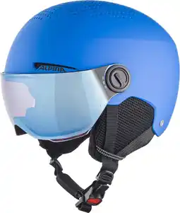 Amazon ALPINA Unisex - Kinderen, ZUPO VISOR Q-LITE Visierhelm, blue matt, 54-58 cm aanbieding