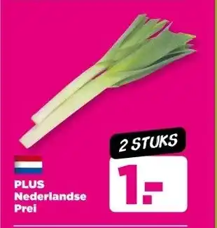 PLUS PLUS Nederlandse Prei aanbieding