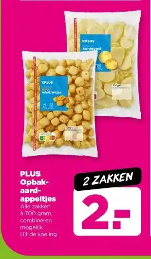 PLUS PLUS Opbakaardappeltjes aanbieding