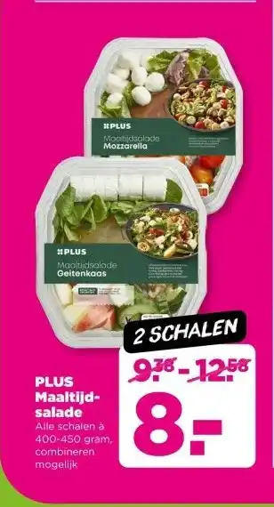 PLUS PLUS Maaltijdsalade aanbieding