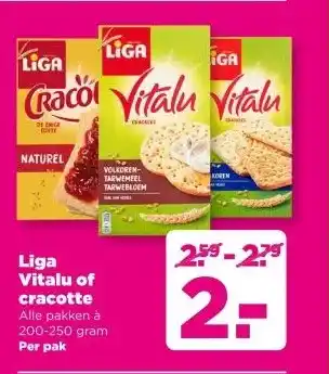 PLUS Liga Vitalu of cracotte aanbieding