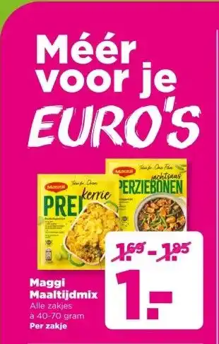 PLUS Maggi Maaltijdmix aanbieding