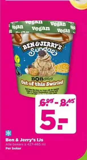 PLUS Ben & Jerry's IJs aanbieding