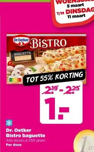 PLUS Dr. Oetker Bistro baguette aanbieding