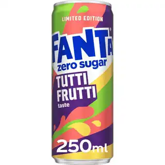 Albert Heijn Fanta Tutti frutti zero sugar limited edition aanbieding