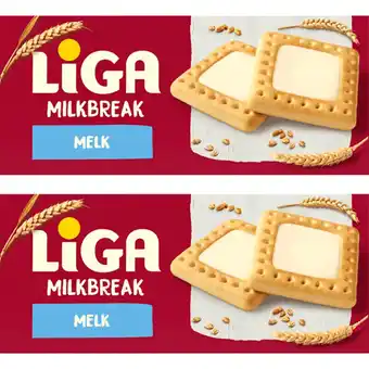 Albert Heijn Liga Milkbreak Melk 2-pack aanbieding