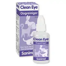 Pets Place Sanimal Clean Eye - Oogverzorgingsmiddel - 30 ml aanbieding