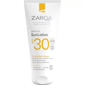 Douglas ZARQA SunLotion SPF30 aanbieding